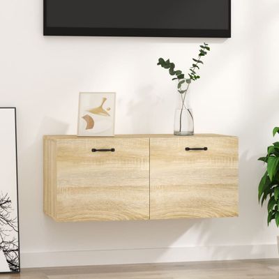 vidaXL Nástenná skrinka dub sonoma 80x36,5x35 cm kompozitné drevo