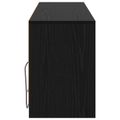 vidaXL TV skrinka 100 x 34 x 50 cm Čierny dub Kompozitné drevo
