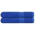 vidaXL Saunové osušky FROGN 2 ks modré 80x200 cm 360 g/m²