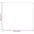 vidaXL Záťažová prikrývka s krytom šedá 200x220 cm 13 kg látka