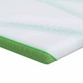 vidaXL Matracová podložka Biela a zelená 80 x 200 cm Jacquardová látka