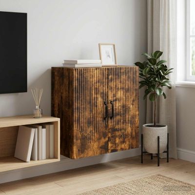 vidaXL Nástenná skrinka 59 x 31 x 60 cm Kompozitné drevo Dymový dub