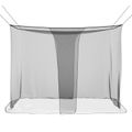 vidaXL Sieť proti komárom na posteľ 156 mesh Čierna 220 x 180 x 180 cm
