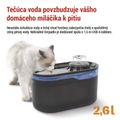 Náhradné vodné čerpadlo pre vodné fontány, biele