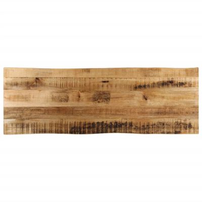 vidaXL Stolová doska živá hrana 140x40x2,5 cm masívny surový mangovník