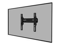 Montážna sada (montáž na stenu) - fixná - pre plochý panel - uzamykateľný - čierna - veľkosť obrazovky: 24"-55"