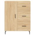 vidaXL Vysoká skrinka dub sonoma 69,5x34x180 cm spracované drevo