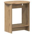 vidaXL Bočný stôl Dub artisan 50 x 39,5 x 55 cm Kompozitné drevo