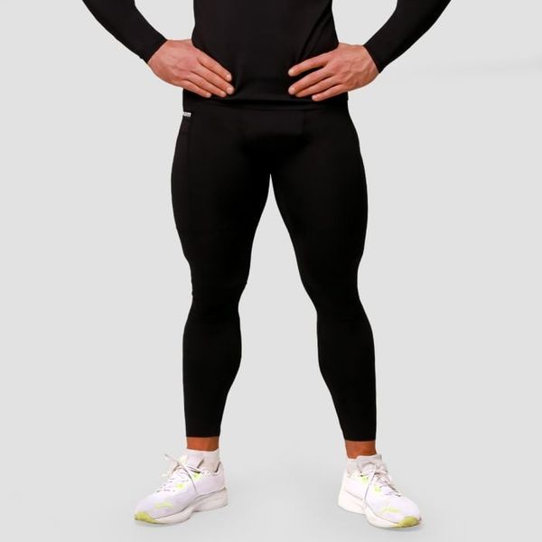 Kompresné legíny Mid Black - GymBeam, veľkosť L