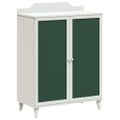 vidaXL Kreatívne úložisko pre deti ROROS Biela 80 x 40 x 110 cm