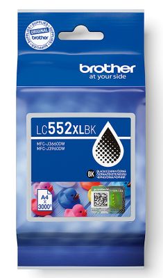 Brother LC-552XLBK - atrament čierny XL