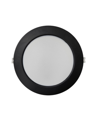 Q-53M LED panel 18W 1980lm 4000K čierny - kruhový vstavaný Qtec