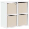 vidaXL Servírovacia skriňa Biela 49,5 x 22 x 47 cm
