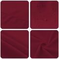 vidaXL Uterák na stôl Oválny Víno červené 130 x 180 cm Polyester