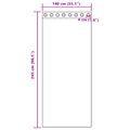 vidaXL Zatemňovacie závesy 2 ks Tmavosivá 140 x 245 cm Zamat