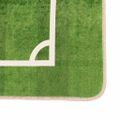 vidaXL Detský koberec zelený 160x230 cm futbal umývateľný