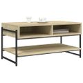 vidaXL Konferenčný stolík dub sonoma 90x50x45 cm kompozitné drevo
