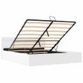 vidaXL Hydraulický posteľný rám+úložný priestor, LED, 180x200 cm