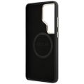 Guess Case Rhinestone Round Logo MagSafe for Samsung Galaxy S26 Ultra Black