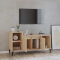 vidaXL TV skrinka dub sonoma 100x35x55 cm spracované drevo