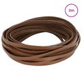 vidaXL Kožený remienok 1 Hnedá 200 x 0,6 cm Koža