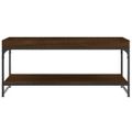 vidaXL Konferenčný stolík hnedý dub 100x49x45 cm kompozitné drevo