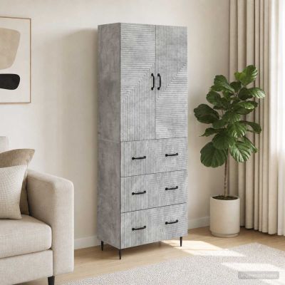 vidaXL Sada skríň 2 ks 66 x 34,5 x 90 cm Kompozitné drevo