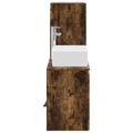 vidaXL Sada kúpeľňového nábytku 2 ks Dymový dub 33 x 34,5 x 100 cm