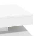 VidaXL Konferenčný stolík otočný o 360 stupňov biely 70x70x34,5 cm