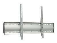 Montážna sada (montážna doska na umiestnenie na stenu, 2 konzoly) - nízky profil - pre plochý panel - extrudovaný hliník, oceľ - strieborná - veľkosť obrazovky: 32"-120"