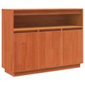 vidaXL Servírovacia skriňa Včelí hnedý 104,5 x 34 x 80 cm
