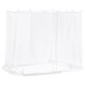 vidaXL Moskytiéra na altánok 220 mesh Biela 2 x 2 x 2 m Polyester