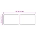 vidaXL Behúň MARSA Sivá 50 x 350 cm Polyester a PVC