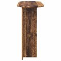 vidaXL Konzolový stôl Staré drevo 100 x 39,5 x 75 cm Kompozitné drevo