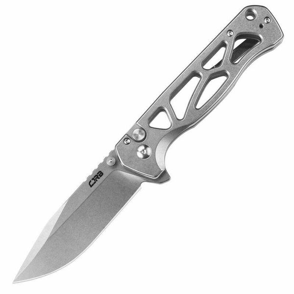 CJRB J1927-ST Chord Steel taktický vreckový nôž 8,8 cm, Stonewash, celooceľový