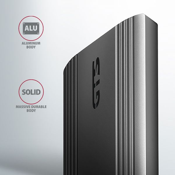 AXAGON EEM2-GTS2, USB-C 10Gbps - M.2 NVMe & SATA SSD kovový THIN box, bezskrutkový