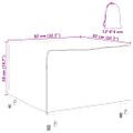 vidaXL Obal na nábytok Čierny 82 x 82 x 50 cm 420D Oxfordská tkanina