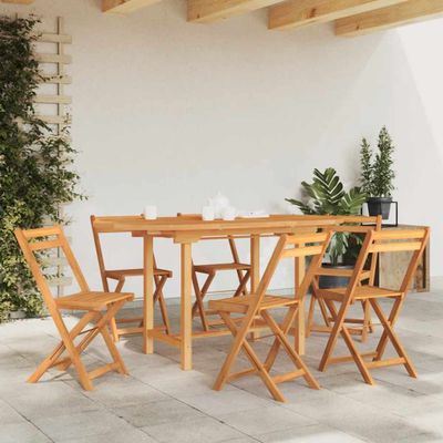 vidaXL Predlžovací záhradný stôl 110-160x80x75 cm masívny teak