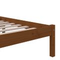 vidaXL Posteľný rám medovo-hnedý masívne drevo 90x200 cm