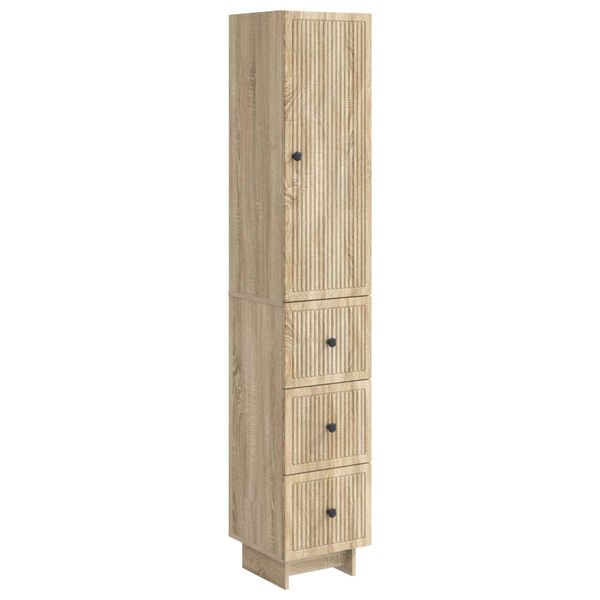 vidaXL Sada skríň 2 pcs 33 x 34,5 x 90 cm Kompozitné drevo