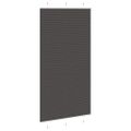 vidaXL plisovaná roleta čierna 105x200 cm Šírka látky 104,4 cm