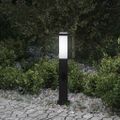 vidaXL Stĺpikové svietidlo so zásuvkou 50 cm čierne IP44