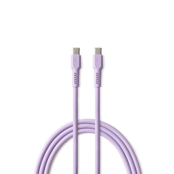 COLORUM kábel USB-C - USB-C 1,8m 3A CK60-CC-09 xLevanduľová