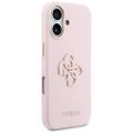Guess HC PU FW RESIN LOGO PINK puzdro pre iPhone 17 Pro 6,3"