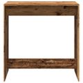vidaXL Barový stôl staré drevo 102x50x103,5 cm kompozitné drevo