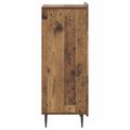 vidaXL Servírovacia skriňa Staré drevo 34,5 x 33 x 92 cm