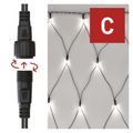 Standard LED spojovacia vianočná reťaz – sieť, 1,5x2 m, vonkajšia, studená biela