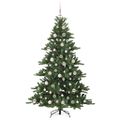 vidaXL Umelý Sklápací Vianočný Stromček Zelená 180 cm PVC a oceľ