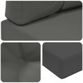 vidaXL Vankúš na vonkajšiu pohovku Polyester Antracitová 80 x 80 cm