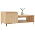 vidaXL Konferenčný stolík dub sonoma 100x50x45 cm spracované drevo